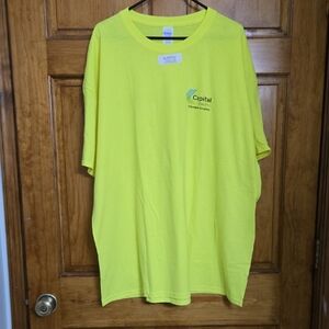 Gildan Ultra Cotton Neon Yellow Tee